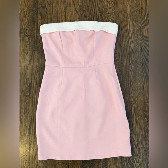 EDIKTED Priyah Contrast Fold Over Dress - Picture 2 of 3